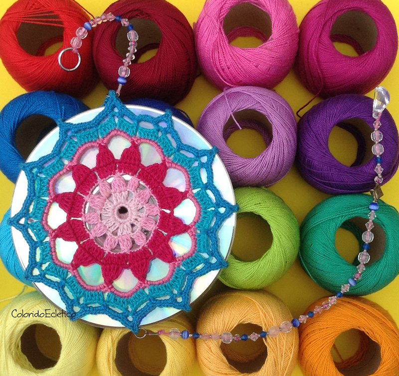 Dicas de Artesanato com Crochê e CD Dicas de Artesanato com Crochê e CD