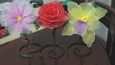 26 Artesanatos Legais Feitos com Meias de Seda