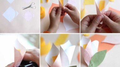 Como fazer copos de leite de papel