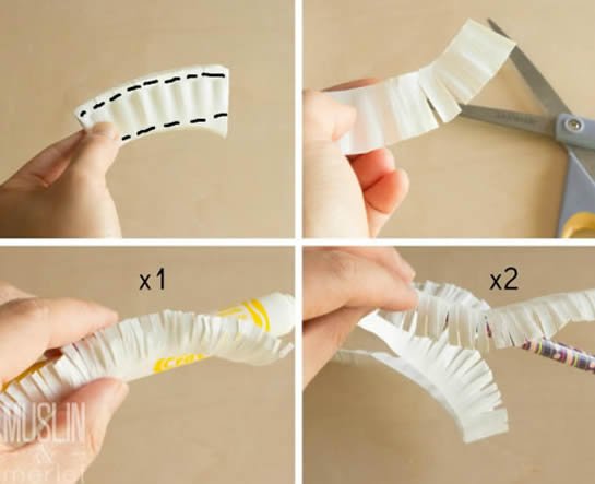 Flores para Decoração de Festa com Pratinhos Descartáveis