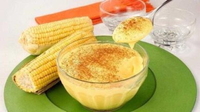 Doce cremoso de milho verde de liquidificador