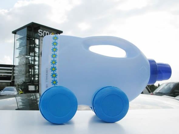 Brinquedos feitos com Garrafa de Amaciante