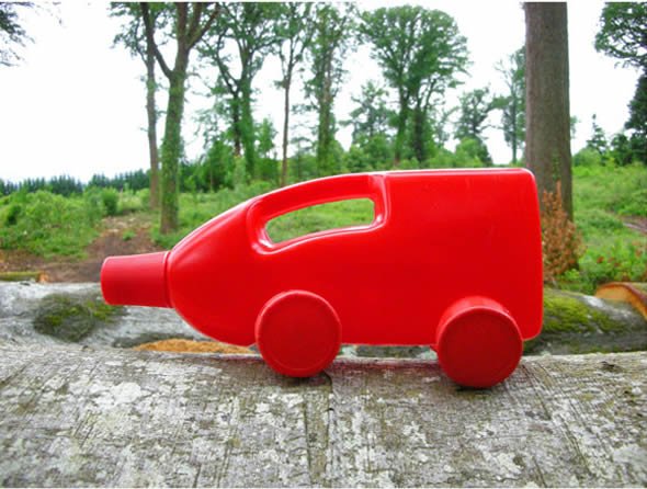 Brinquedos feitos com Garrafa de Amaciante