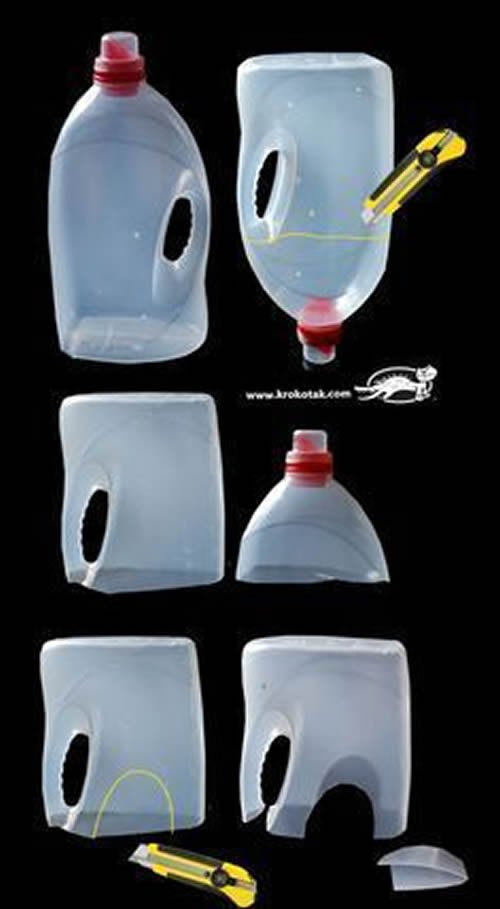 Brinquedos feitos com Garrafa de Amaciante