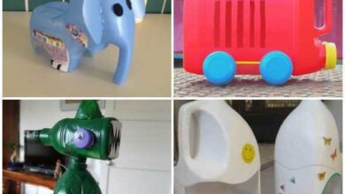 Brinquedos feitos com Garrafa de Amaciante