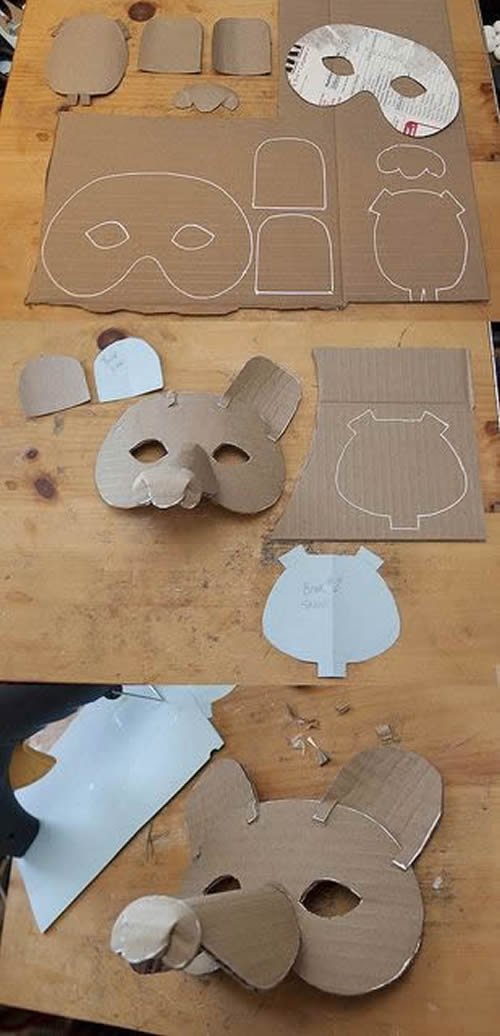 Brinquedos com Caixa de Papelão