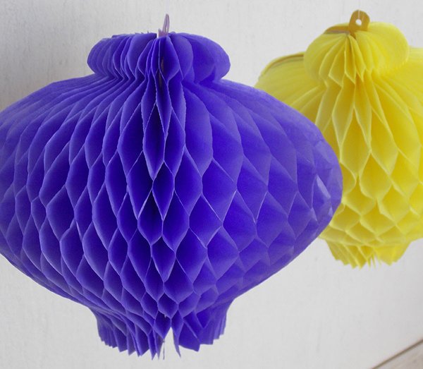 balao com papel comeia