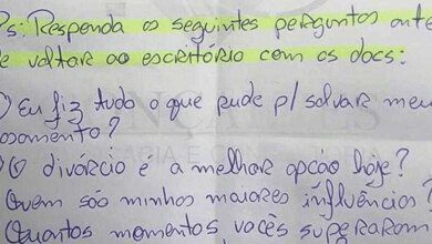 Advogado salva casamento com apenas 4 perguntas em bilhete