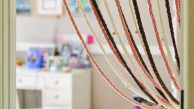 Como fazer Cortina artesanal de porta