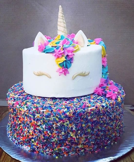 Bolos Decorados para Festa Unicórnio
