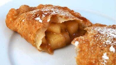 Receita de Pastel de maçã e canela