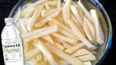 Truque do vinagre para fazer batata frita sequinha e crocante