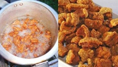 Torresmo na panela de pressão, sequinho e crocante sem e sujeira na cozinha