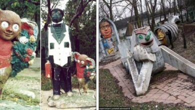 36 Brinquedos de parques públicos que parecem terem saído de um pesadelo