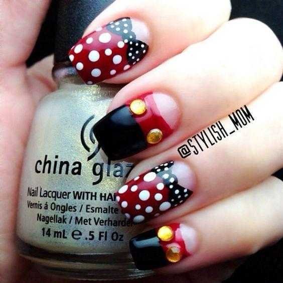 1750987075 976 unhas inspiradas na minnie mouse