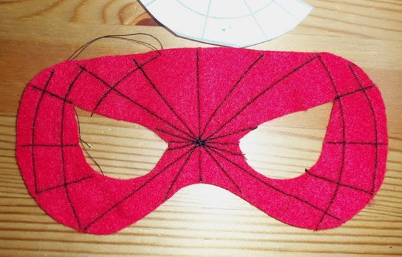 Máscara de Homem Aranha Passo a Passo