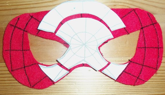 Máscara de Homem Aranha Passo a Passo