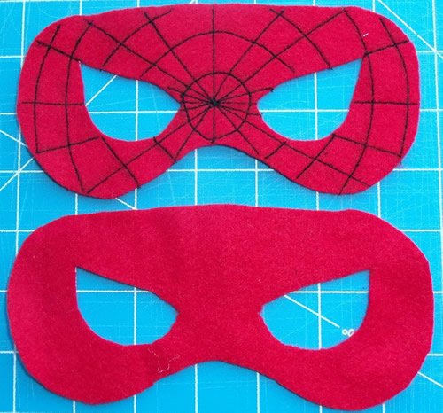 Máscara de Homem Aranha Passo a Passo