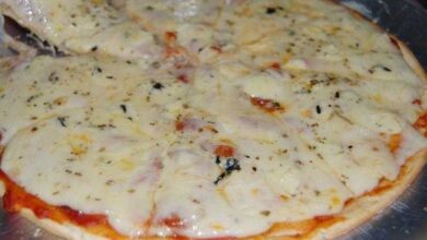 Receita de pizza rápida de liquidificador