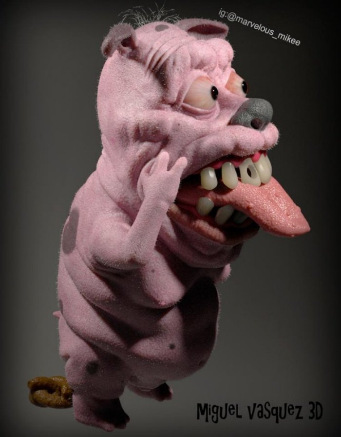 1751030665 123 artista fez 16 versoes realistas de personagens desenhos animados