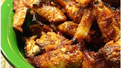 Asinhas de Frango com molho barbecue