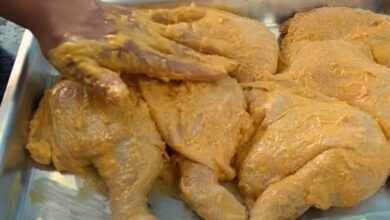 Coxa de Frango assada na Maionese