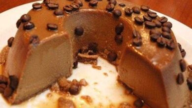 receita de pudim de cafe de micro ondas