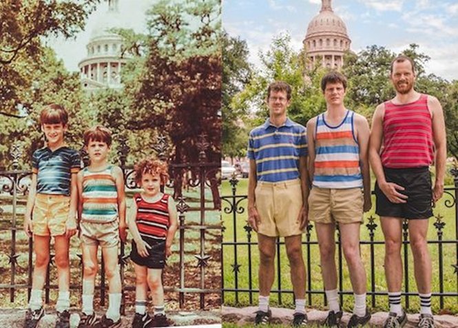 20 recriacoes de fotos de familia que sao incrivelmente divertidas Foto: Smosh