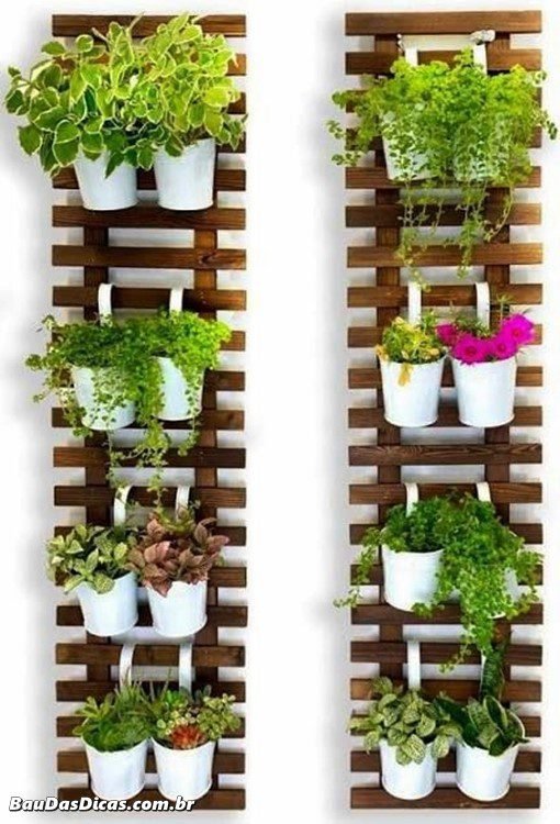 24 Ideias de jardins de parede criativas