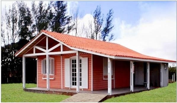 Fachadas de casas pequenas e modernas