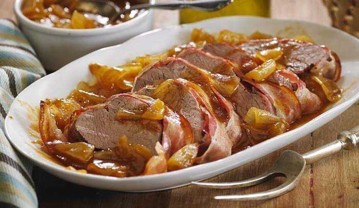 Alcatra Acebolada com Bacon