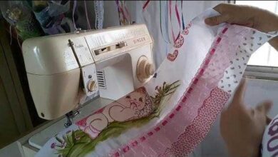 Barradinho em toalha fralda | Bau das DICAS