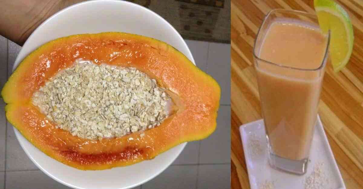 Bebida de mamao e canela limpa o intestino e ajuda Bebida de mamão e canela limpa o intestino e ajuda a reduzir a gordura do corpo