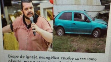 Bispo de igreja evangélica recebe carro como oferta, mas o carro tinha 9 mil de multa