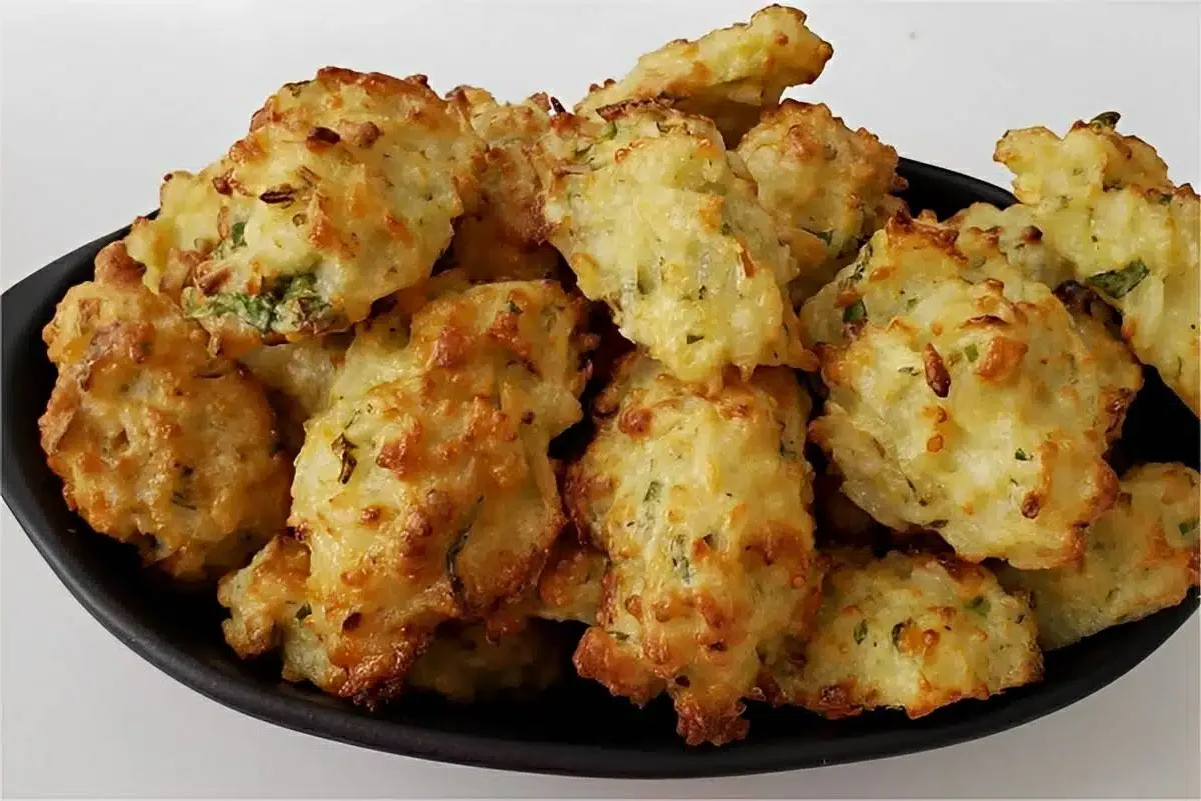 bolinho de arroz na airfryer – créditos canal receitas da elaine