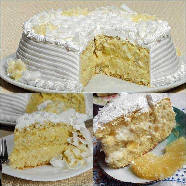 Bolo de Abacaxi Trufado Bolo de Abacaxi Trufado
