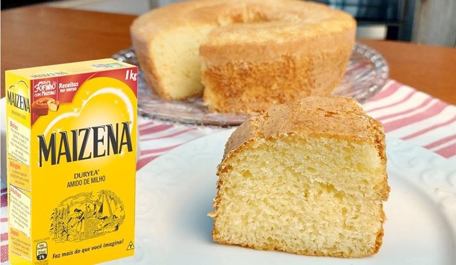 Bolo de Fuba com maizena da vovo Bolo de Fubá com maizena da vovó