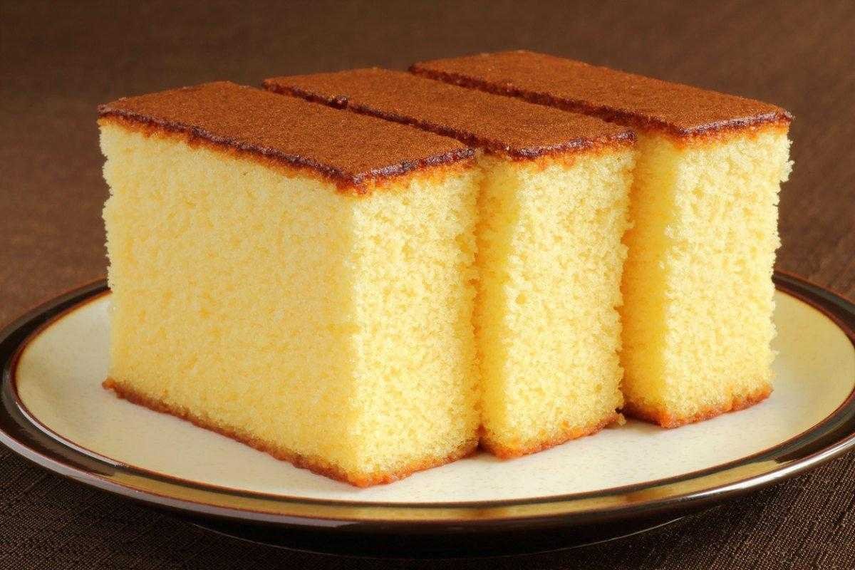 Bolo de creme de leite simples