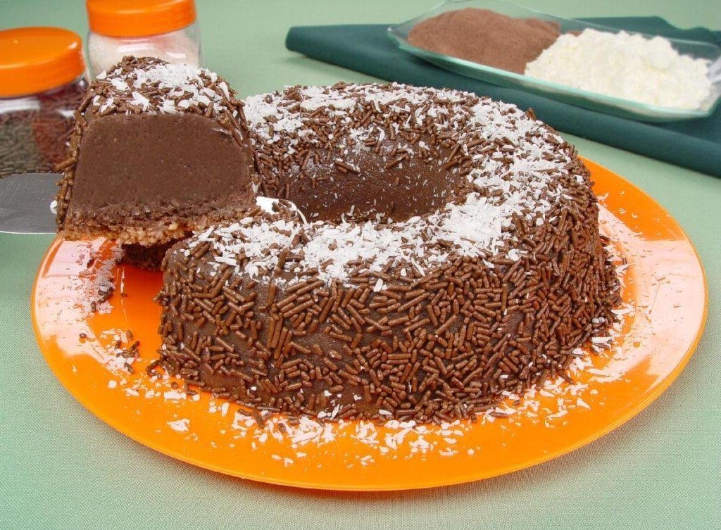 Brigadeirao com Leite de Coco brigadeirão com leite de coco