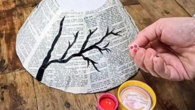 Como Fazer Luminária Pendente De Papelão