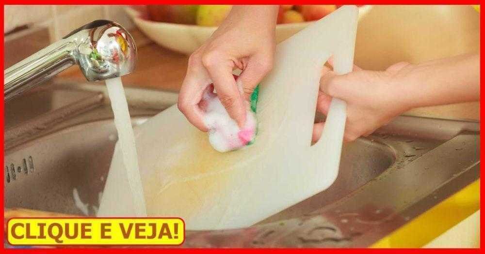 Como Limpar Tabua de Corte Como Limpar Tábua de Corte