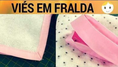 Como colocar viés de tecido em fralda