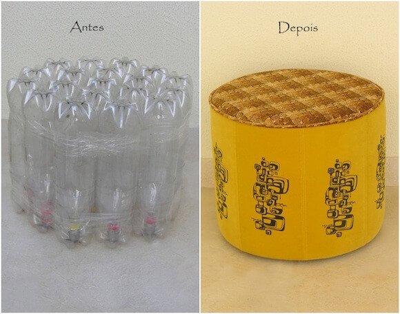Como decorar a sala de estar com material reciclavel reciclagem 1