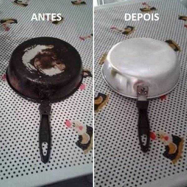 Como deixar as panelas novinhas sem NENHUM esforco