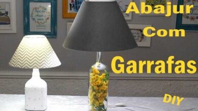 Como fazer abajur com garrafa de vidro