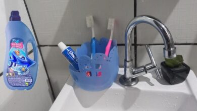 Como fazer porta escovas de dente com embalagens de amaciante