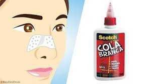 Como tirar cravos com cola escolar