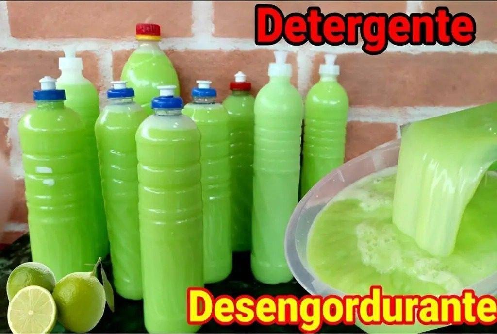 Desengordurante e detergente caseiro remove a gordura impregnada sem fazer Click Bolso Receitas