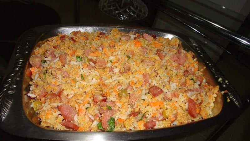 Farofa de Arroz que faz o maior sucesso Farofa de Arroz que faz o maior sucesso