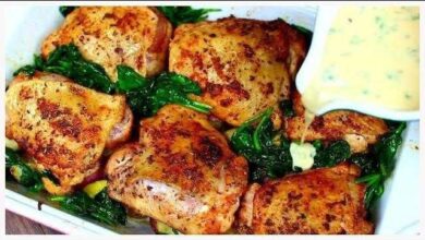 Frango Assado Com Agrião e Batata